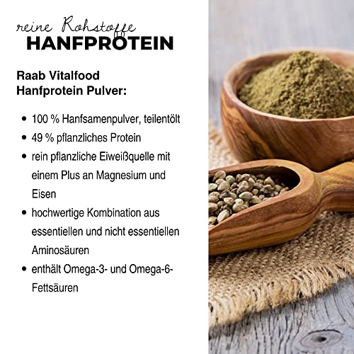 Bio-Hanfprotein Raab Vitalfood Bio Hanf-Protein 500 g