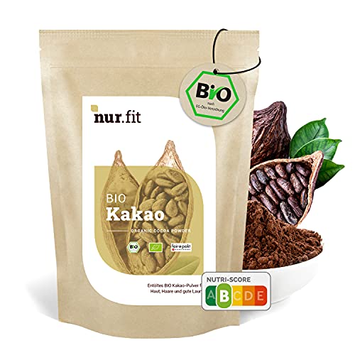 Bio-Kakaopulver Nurafit nur.fit BIO Kakaopulver 500g