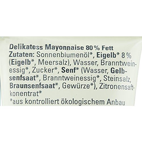 Bio-Mayonnaise Byodo Delikatess-Mayonnaise in der Tube, 8er