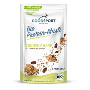 Bio-Müsli GOODSPORT Gekeimtes Protein Müsli Bio Crunchy Hanf