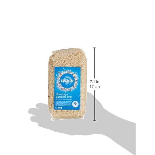 Bio-Reis Davert Himalaya Basmati Reis braun, 500 g