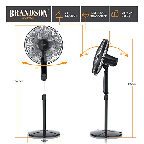 Brandson-Ventilator Brandson, Standventilator DC Silent + Display