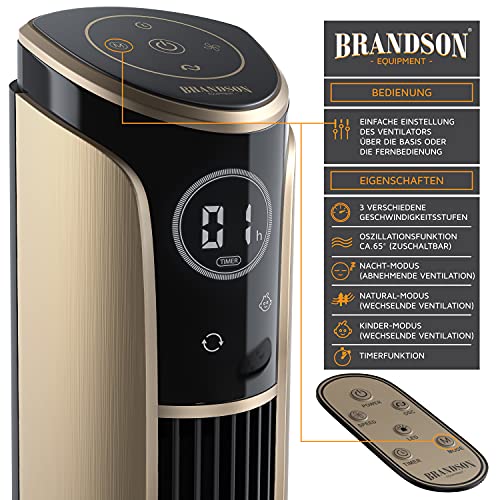 Brandson-Ventilator Brandson, Turmventilator, 108 cm