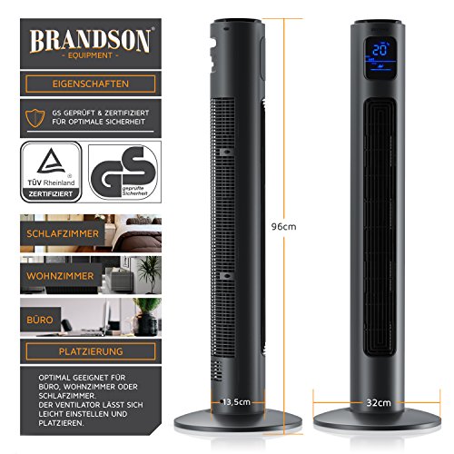 Brandson-Ventilator Brandson, Turmventilator mit Fernbedienung