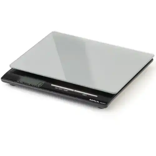 Briefwaage Maul 1664595 square, Küchenwaage Glasoberfläche