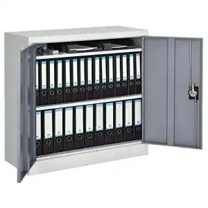 Büroschrank Juskys Aktenschrank Office 90 x 90 cm, Metallschrank