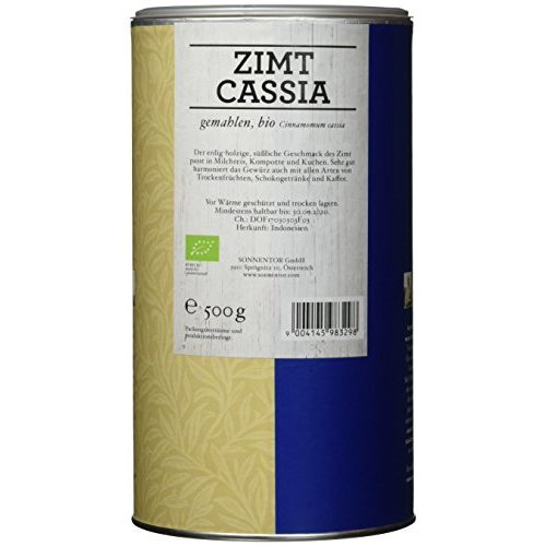 Cassia-Zimt Sonnentor Zimt Cassia gemahlen Gastrodose, 500 g