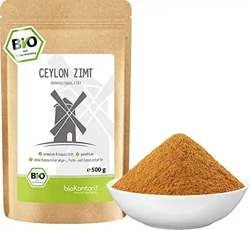 Ceylon-Zimt bioKontor Ceylon Zimt BIO 500g, gemahlen