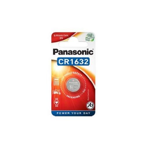 CR1632 Panasonic, 1632 3 V, Lithium-Batterie, 4 Batterien