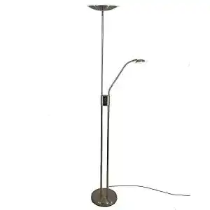 Deckenfluter Dapo LED–Fluter LUAM mit Leseleuchte dimmbar