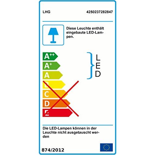 Deckenfluter LHG LED mit RGB Farbwechsel, inkl. Fernbedienung