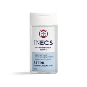 Desinfektionsgel für unterwegs INEOS Hygienics, 50 ml ohne Duft