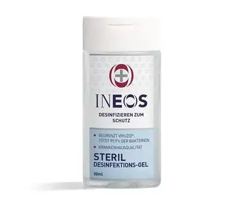 Desinfektionsgel für unterwegs INEOS Hygienics, 50 ml ohne Duft