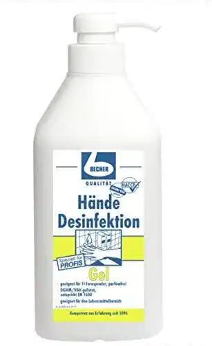 Desinfektionsgel-Nachfüllpackung Dr. Becher, 1L