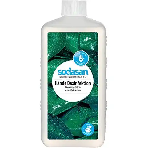 Desinfektionsmittel Euroflasche SODASAN Hände Desinfektion, 1 L