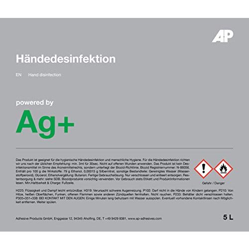 Desinfektionsmittel Hände (5l) AP Ag+ Händedesinfektion