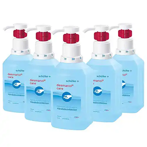 Desinfektionsmittel mit Alkohol 5x 500 ml Schülke Desmanol Care