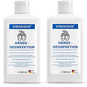 Desinfektionsmittel mit Alkohol VIROXIDIN Hände, 2x 500ml