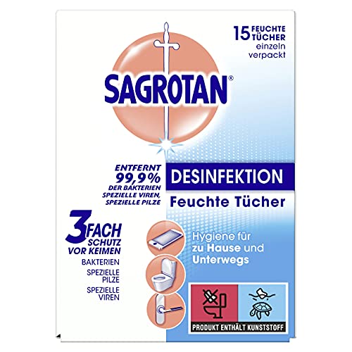 Desinfektionstücher (einzeln verpackt) Sagrotan Feuchte Tücher