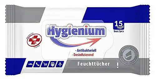 Desinfektionstücher Hände Hygienium 15x Hände