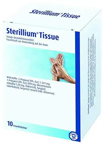 Desinfektionstücher Hände Paul Hartmann AG 9812290, 10 Stück