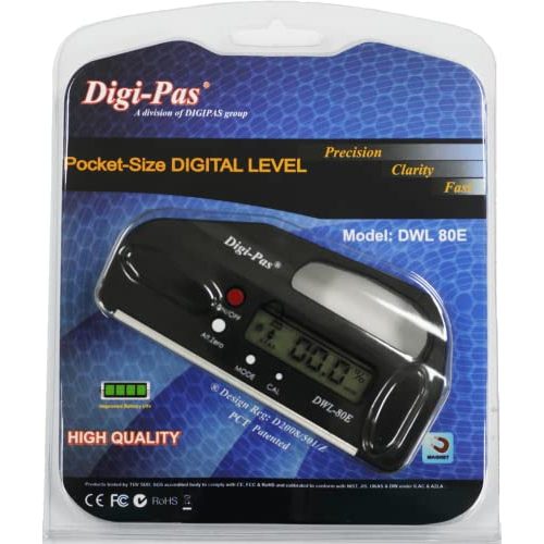 Digitale Wasserwaage Digi-Pas DWL80E 0,1 Grad, Taschengröße
