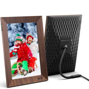 Digital photo frame (10") Nixplay Smart, wood effect