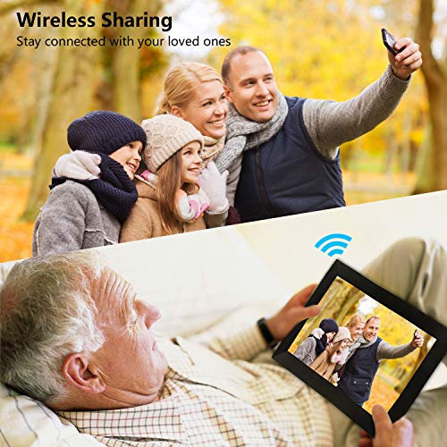 Digitaler Bilderrahmen (WLAN) AEEZO WiFi IPS Touchscreen