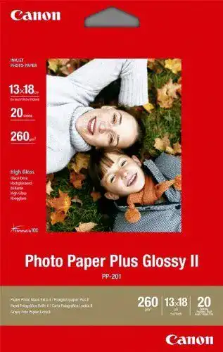 Druckerpapier Canon Fotopapier, 20 Blatt 13 x 18, Hochglänzend