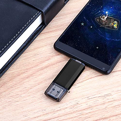 Dual-USB-Stick TOPESEL USB-Stick 128GB, USB-Flash-Laufwerke