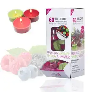 Duft-Teelichter Smart Planet Candelo 60er Set Waldbeere