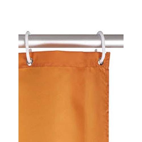 Duschvorhang WENKO Anti-Schimmel Uni Orange, Anti-Bakteriell