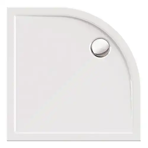 Duschwanne Calmwaters ® Modern Select, Kleiner Viertelkreis