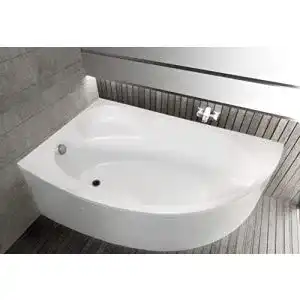 Eckbadewanne ECOLAM Eckwanne Carmen Acryl weiß 170×100