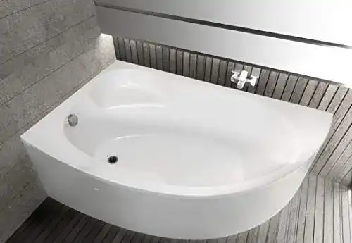 Eckbadewanne ECOLAM Eckwanne Carmen Acryl weiß 170×100