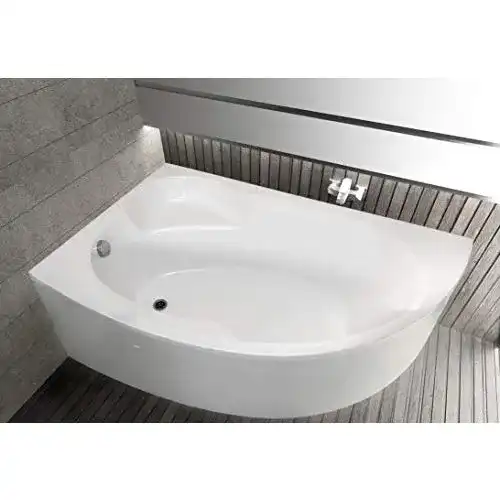 Eckbadewanne ECOLAM Eckwanne Carmen Acryl weiß 170×100