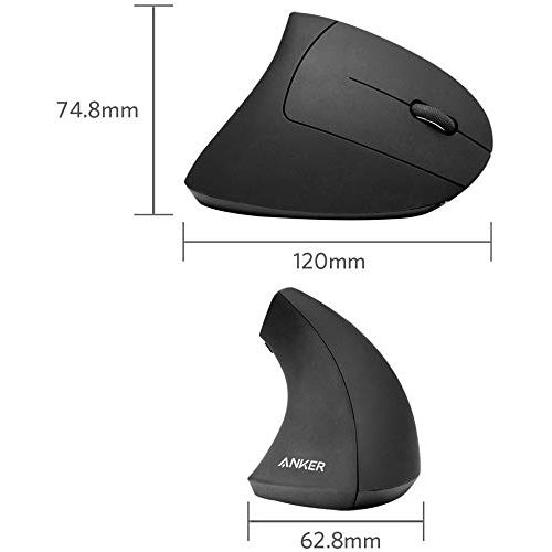 Ergonomische Maus (kabellos) Anker ® 2.4G Wireless Vertikal