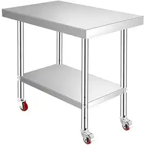 fahrbare Werkbank VEVOR Werkbank 30 x 60 x 80cm Arbeitstisch