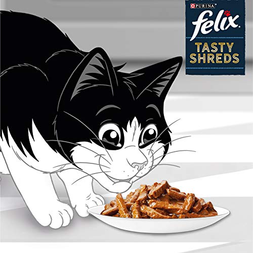 Felix-Katzenfutter FELIX Tasty Shreds Katzenfutter nass in Sauce