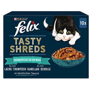 Felix-Katzenfutter FELIX Tasty Shreds Katzenfutter nass in Sauce