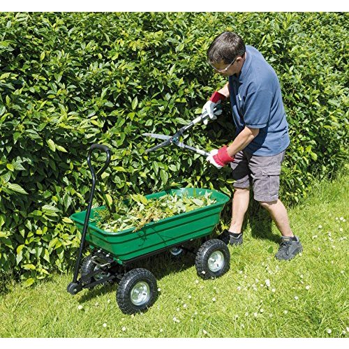 Gartenwagen Draper Kippmulde- mit Kippfunktion, grün