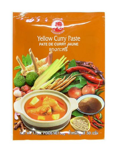 Die beste gelbe currypaste cock 12er pack brand gelbe curry paste 12x 50g Bestsleller kaufen