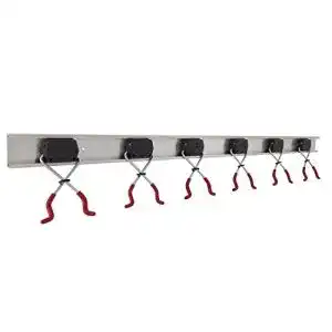 Gerätehalter BRUNS SB6.10A set, 6 Halter Schiene 1m