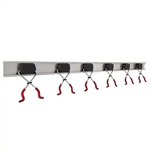 Gerätehalter BRUNS SB6.10A set, 6 Halter Schiene 1m