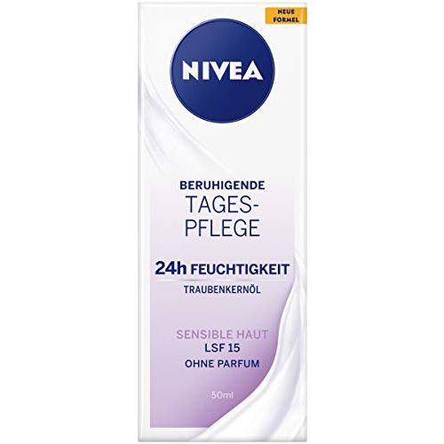 Gesichtscreme ohne Parabene NIVEA Beruhigende Tagespflege 24h