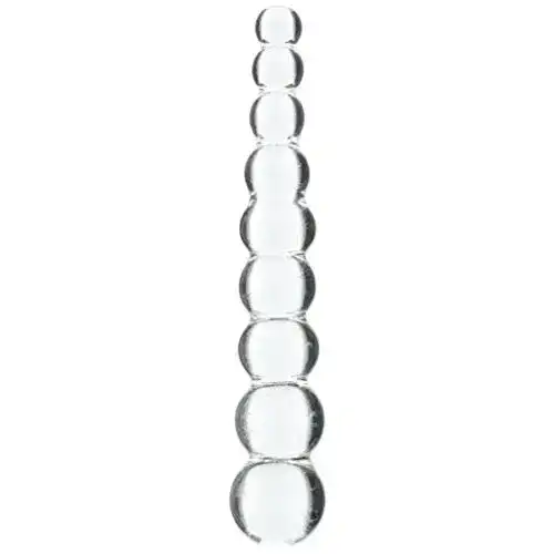 Glasdildo PIPEDREAM Icicles No.2 Beaded Clear Glass Dildo