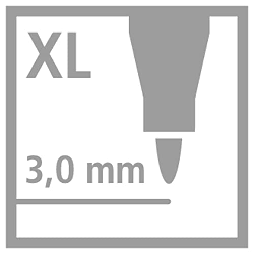 Glitzerstifte STABILO Metallic-Filzstift mit robuster XL-Spitze