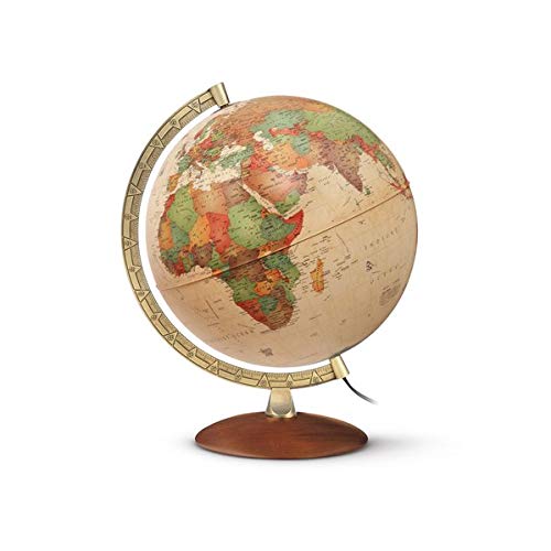 Die beste globus raethgloben 1917 antikdesign leucht messingfarben Bestsleller kaufen