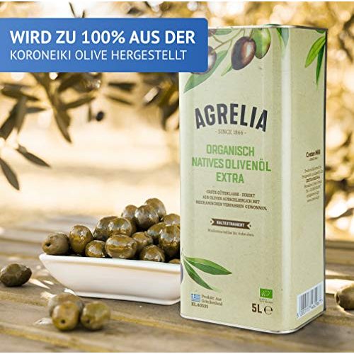 Griechisches Olivenöl Cretan Mill BIO Olivenöl “Agrelia” 5,0l