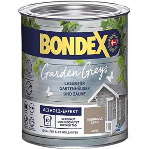 Holzlasur grau Bondex Garden Greys Lasur Treibholz Grau 0,75 l